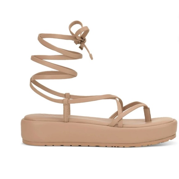 NEW I.N.C. International Concepts Women’s Rexile Lace Up Flat Sandal size 9M - Picture 1 of 6